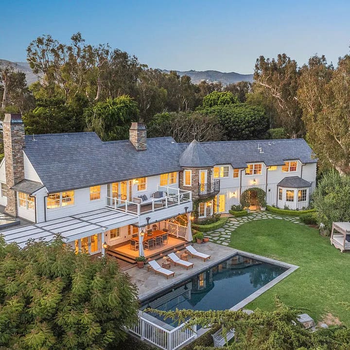 Exterior of Hans Zimmer's California Home
