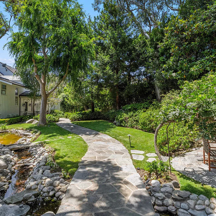 Pathway of Suzanne Zimmer's California Home