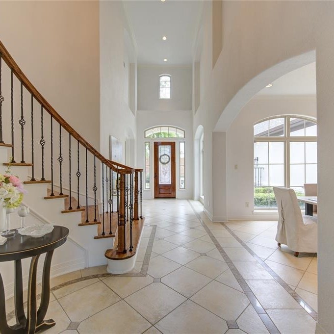 Entryway in Stefon Diggs' TX Home