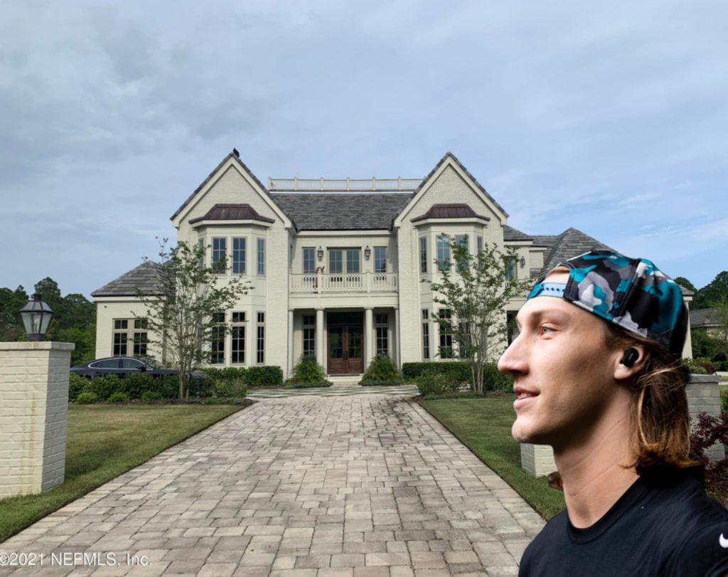 Front View of Trevor Lawrence's FL Home
