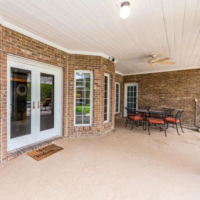 Patio of Kodak Black's Florida Home