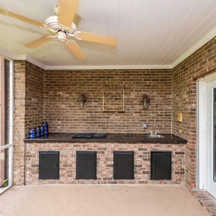 Outdoor Kitchen of Kodak Black's Florida Home
