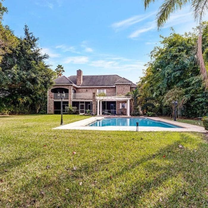Pool in Kodak Black's Florida Home