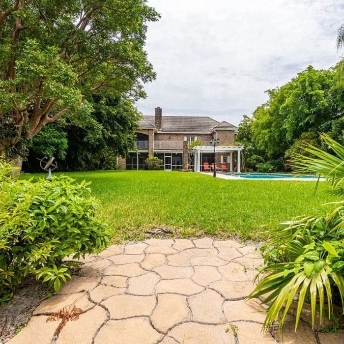 Lawn of Kodak Black's Florida Home