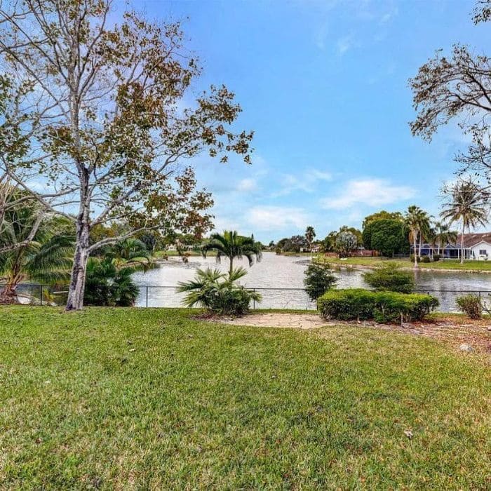Lawn of Kodak Black's Florida Home