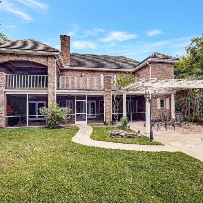 Backyard of Kodak Black's Florida Home