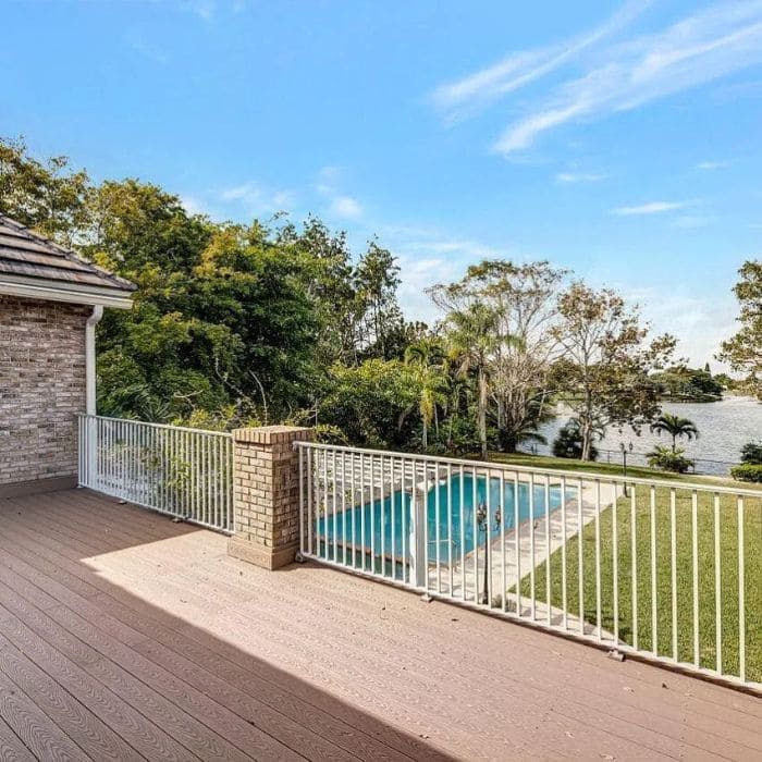 Deck of Kodak Black's Florida Home