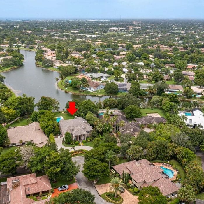 Aerial View of Kodak Black's Florida Home