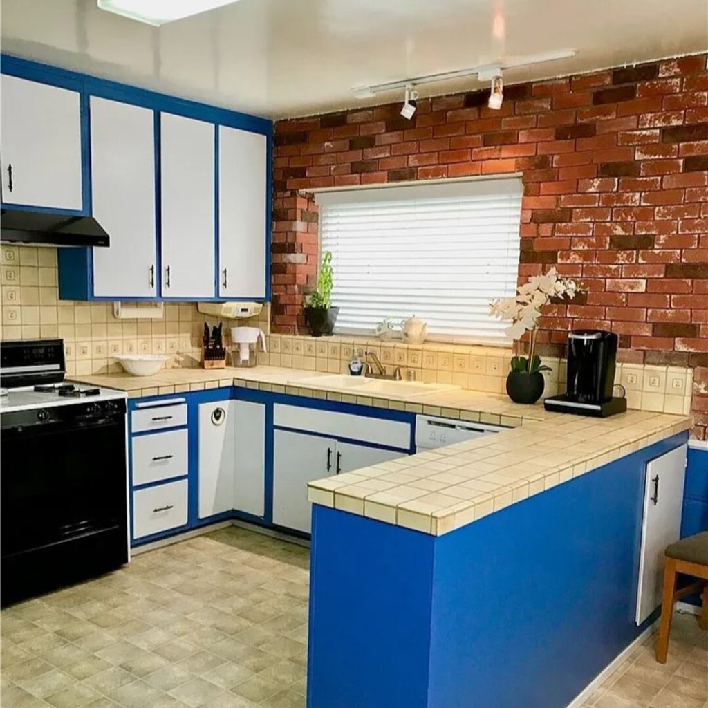 Kitchen in Teddy Swims’ Sherman Oaks Home