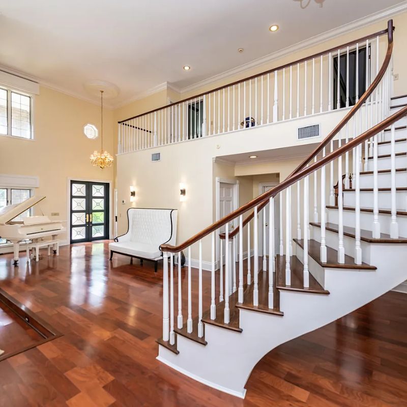 Stairs in Kodak Black's Florida Home
