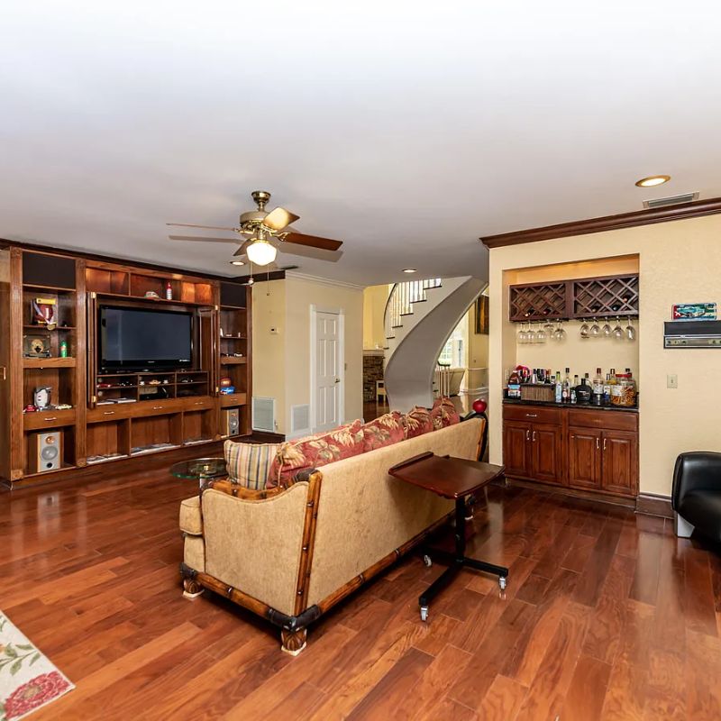 Family Room in Kodak Black's Florida Home