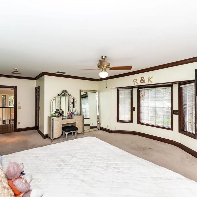 Bedroom in Kodak Black's Florida Home