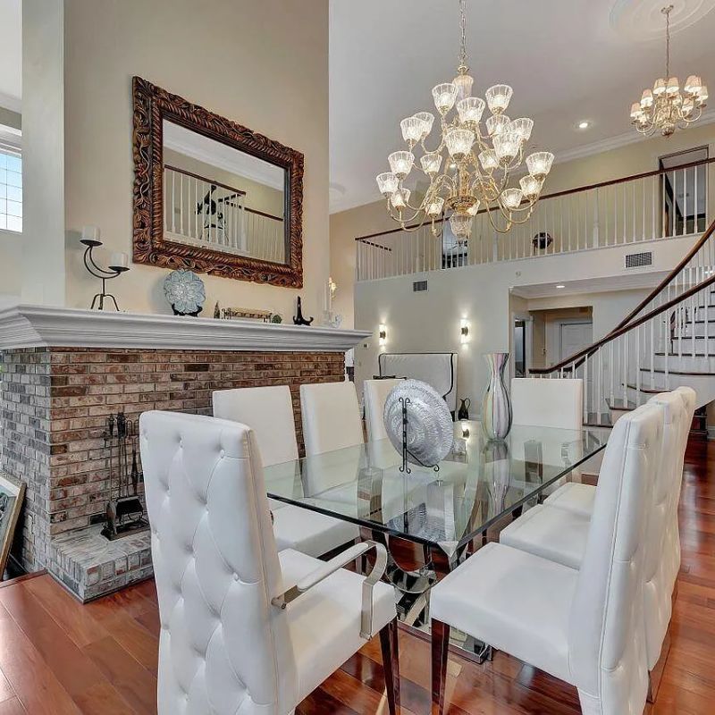 Dining Area in Kodak Black's Florida Home