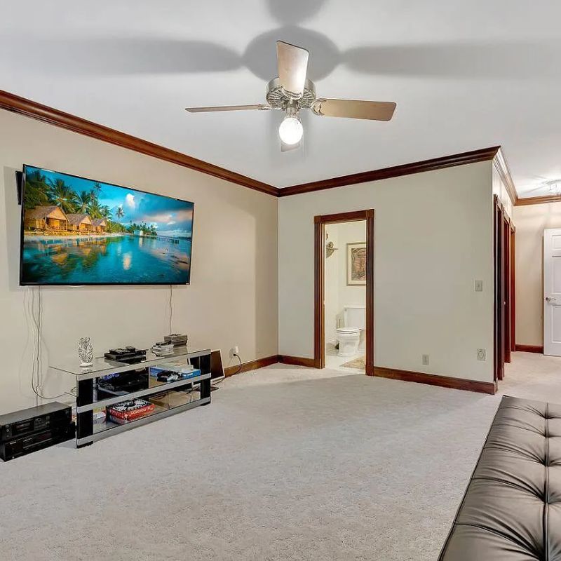 Entertainment Room in Kodak Black's Florida Home