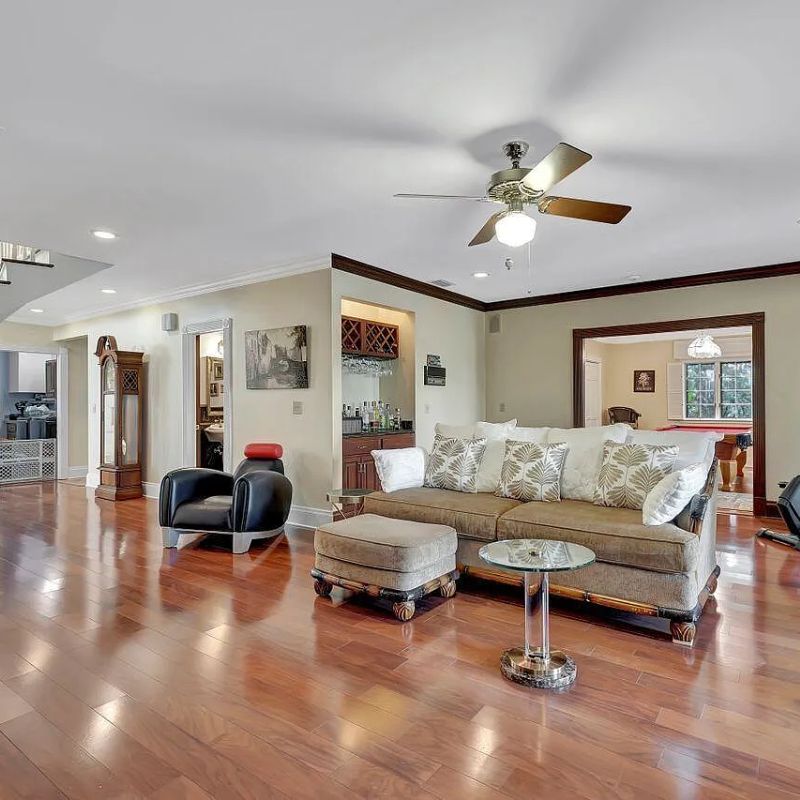 Family Room in Kodak Black's Florida Home