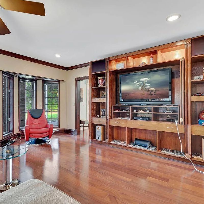 Entertainment Room in Kodak Black's Florida Home
