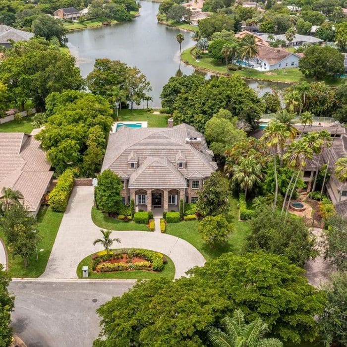 Aerial View of Kodak Black's Florida Home