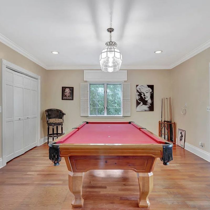 Billiard Room in Kodak Black's Florida Home