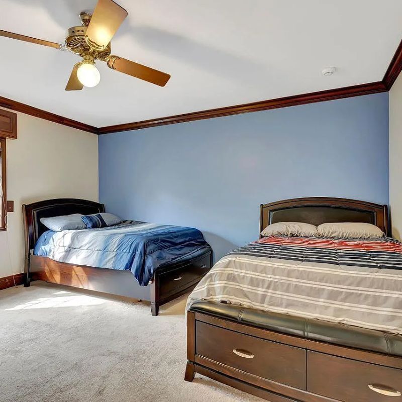 Bedroom in Kodak Black's Florida Home