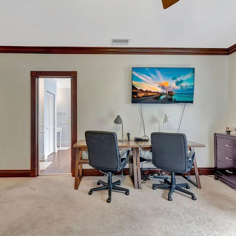 Office Corner in Kodak Black's Florida Home