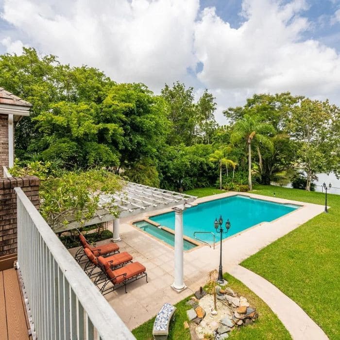 Balcony of Kodak Black's Florida Home