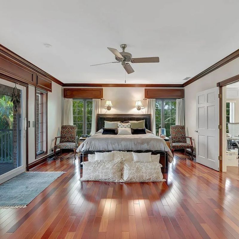 Bedroom in Kodak Black's Florida Home