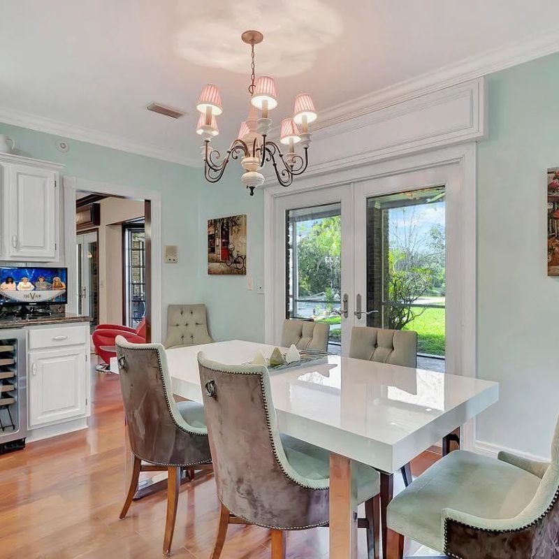 Dining Area in Kodak Black's Florida Home