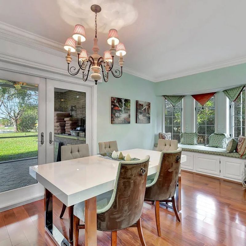 Dining Area in Kodak Black's Florida Home