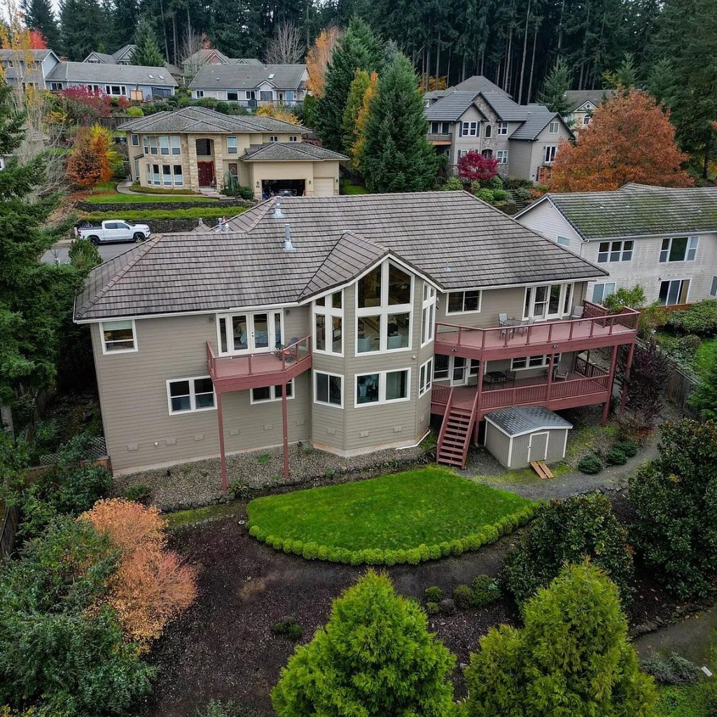 Rear Deck of Dan Lanning's Former OR Home