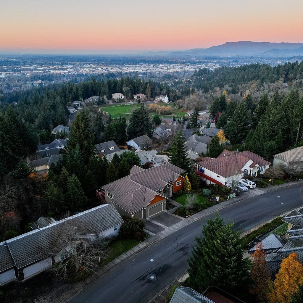 Elevated Valley View of Dan Lanning's Former OR Home