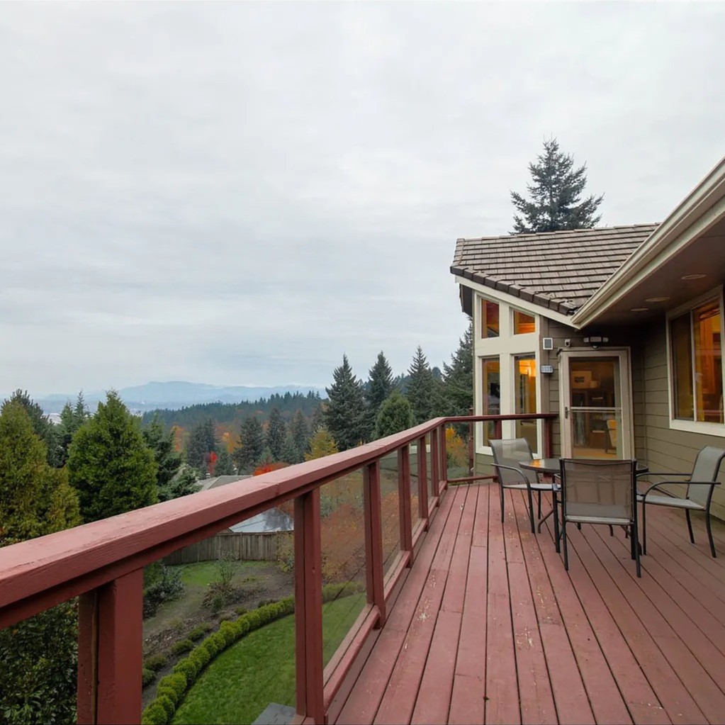 Deck of Dan Lanning's Former OR Home