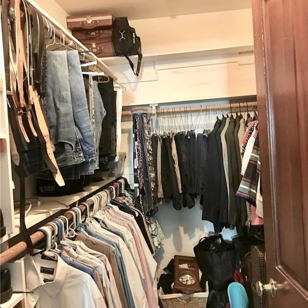 Closet in Teddy Swims’ Sherman Oaks Home