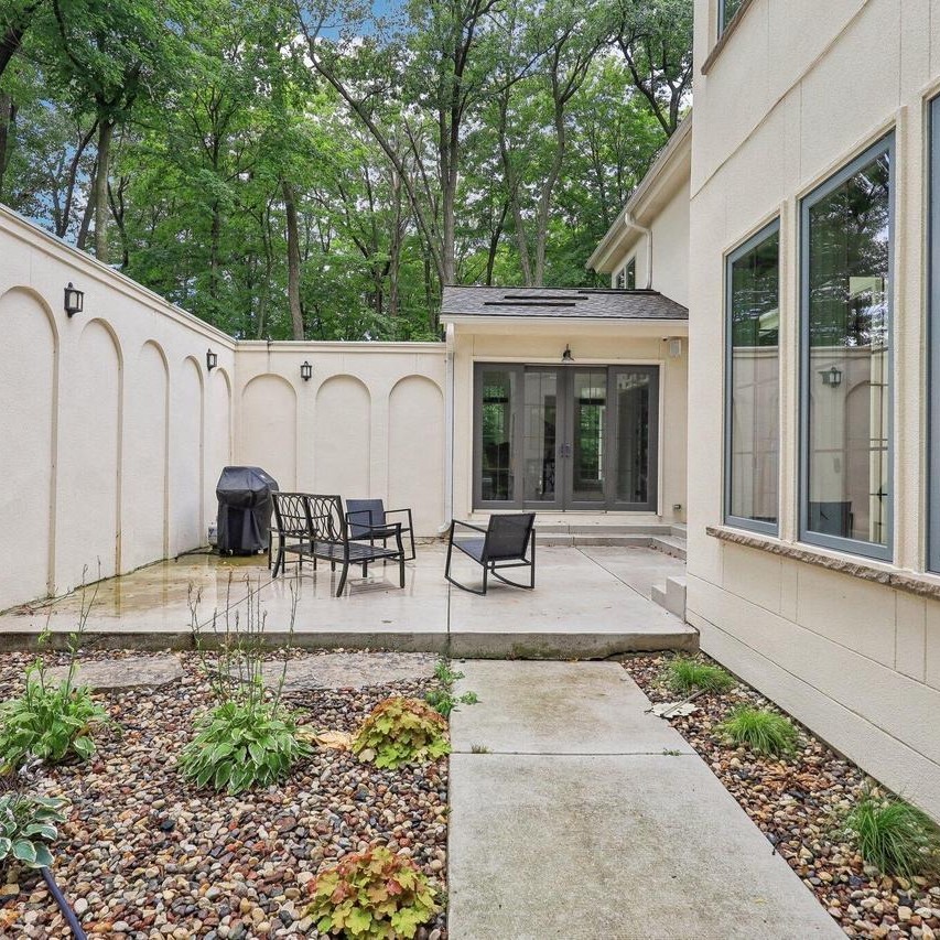 Outdoor Courtyard of Khris Middleton's WI Home