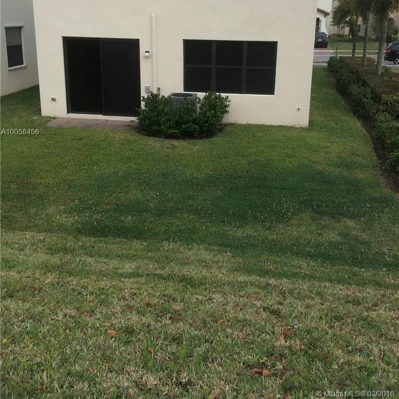 Lawn of Teddy Bridgewater's FL Home