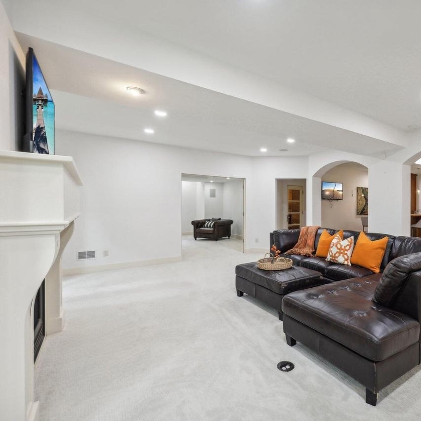 Lounge Area in Khris Middleton's WI Home