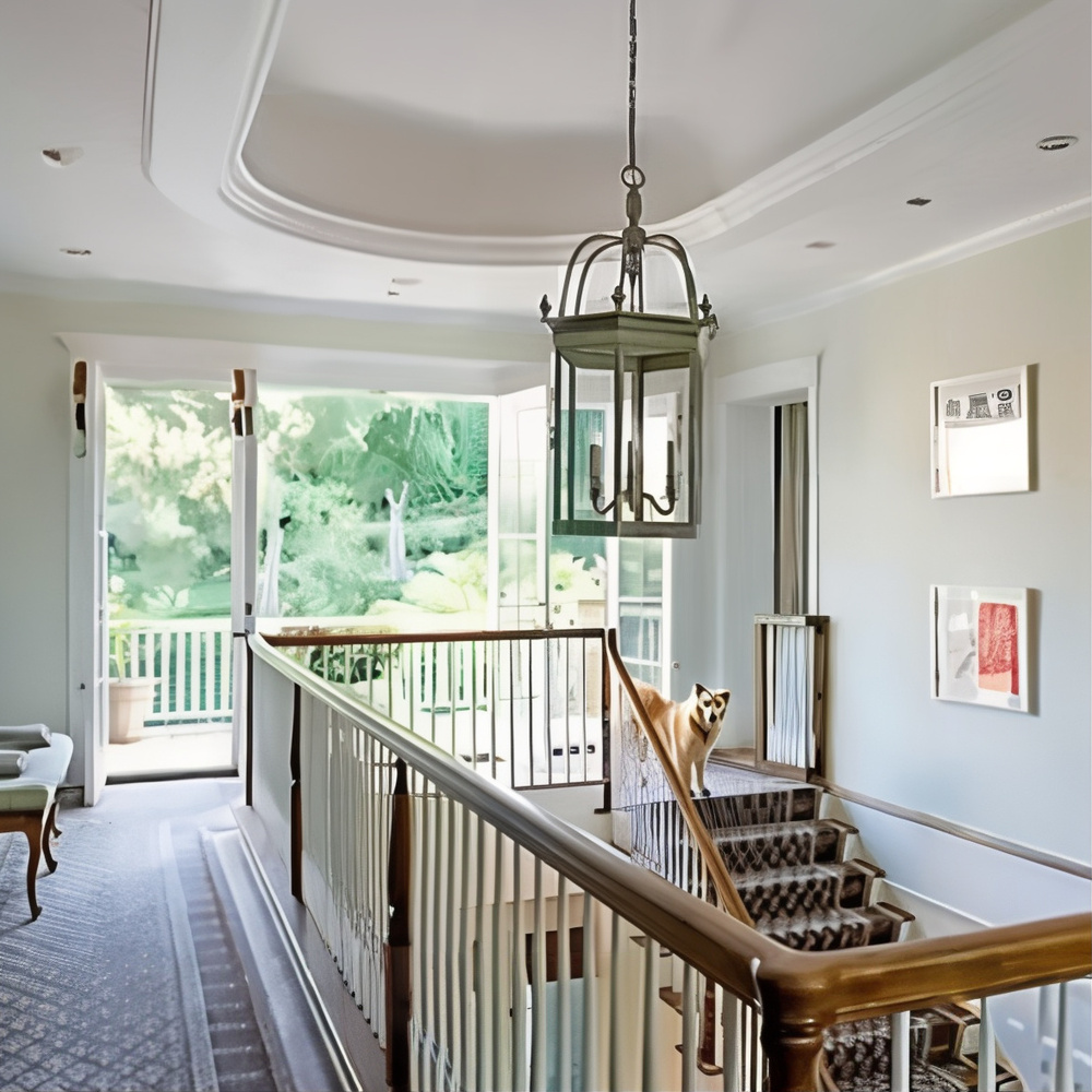Hallway in Bill Lawrence and Christa Miller's Former CA Home