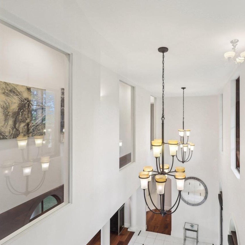 Dual Chandeliers in Khris Middleton's WI Home