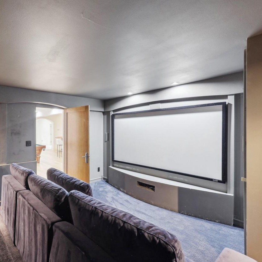 Home Theater in Khris Middleton's WI Home
