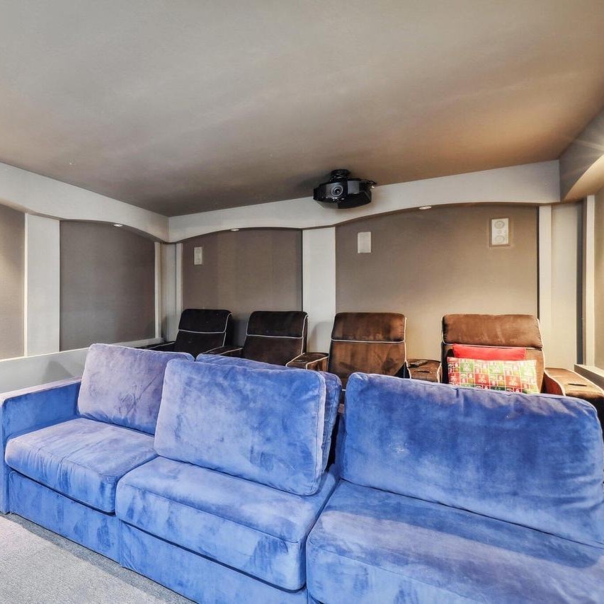 Home Theater in Khris Middleton's WI Home