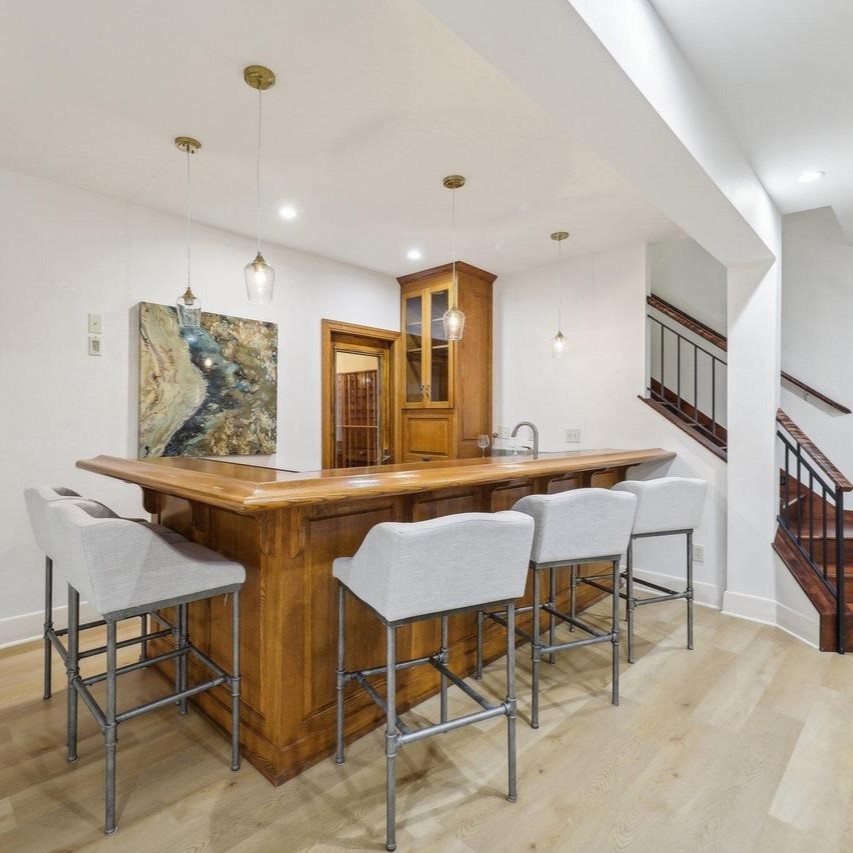 Wet Bar in Khris Middleton's WI Home