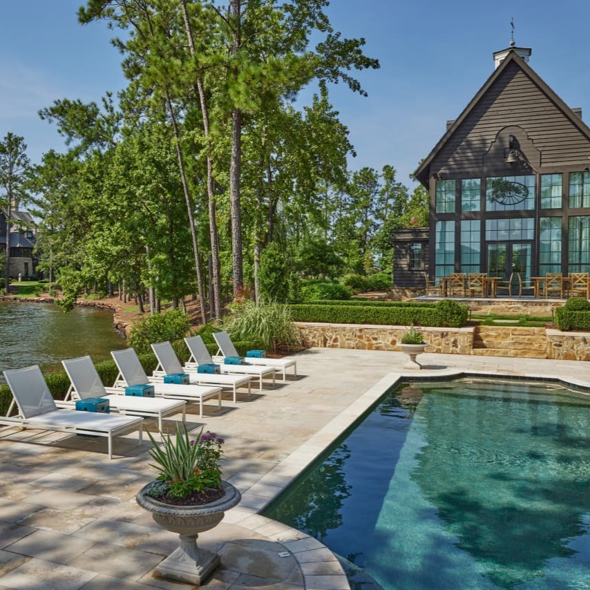 Pool of a Lake Martin Estate