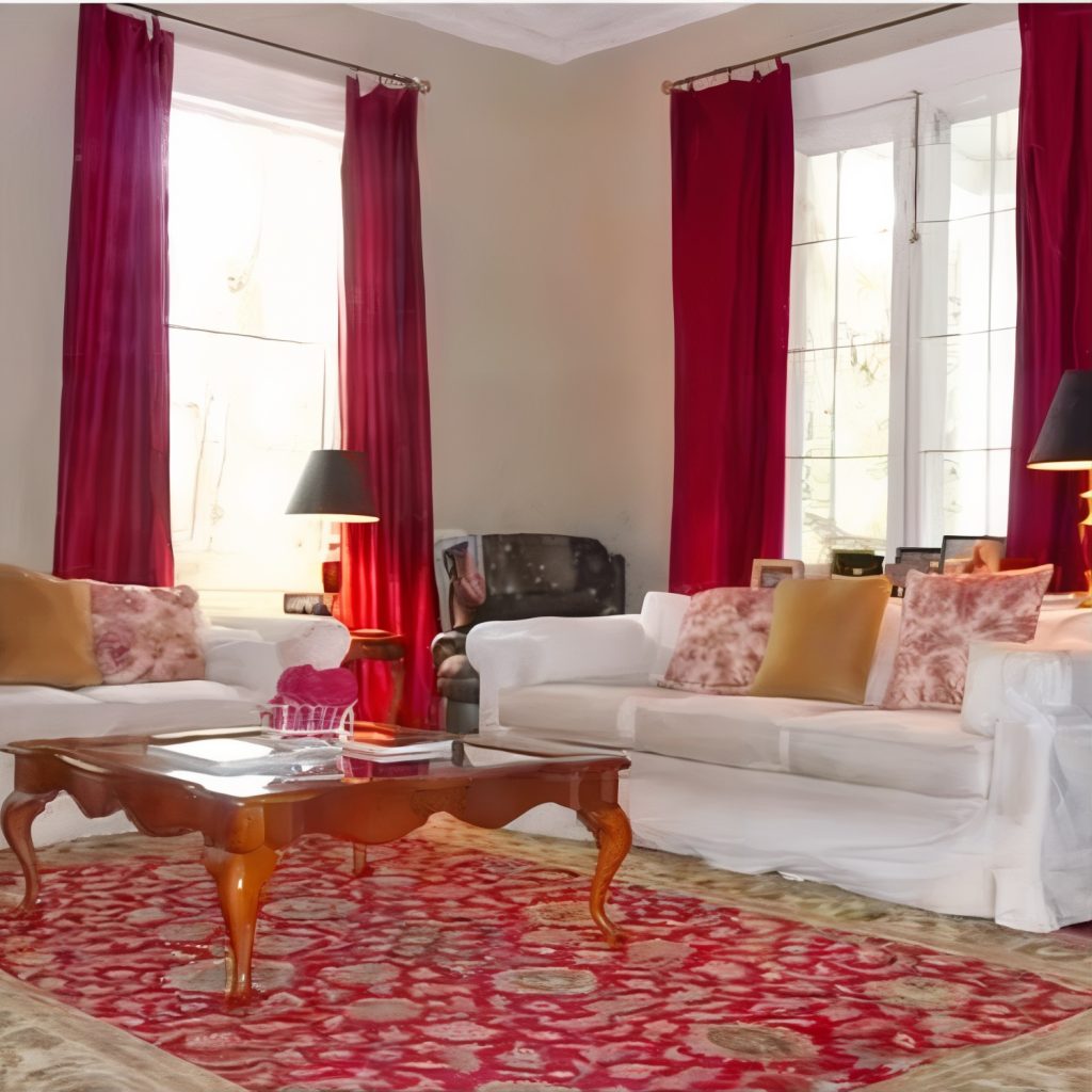 Living Area in Brett Gardner's Summerville Home