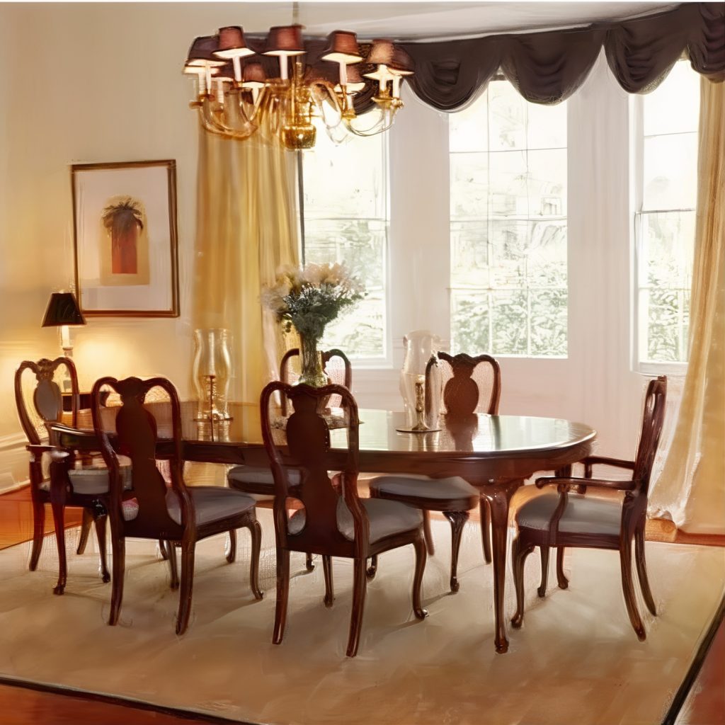 Dining in Brett Gardner's Summerville Home