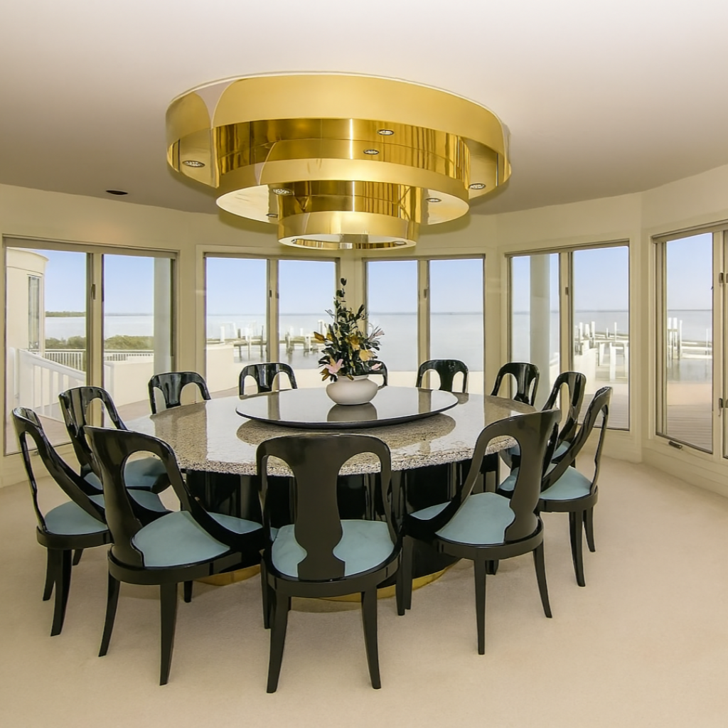 Dining Area in Joe Pesci's Former Home in New Jersey