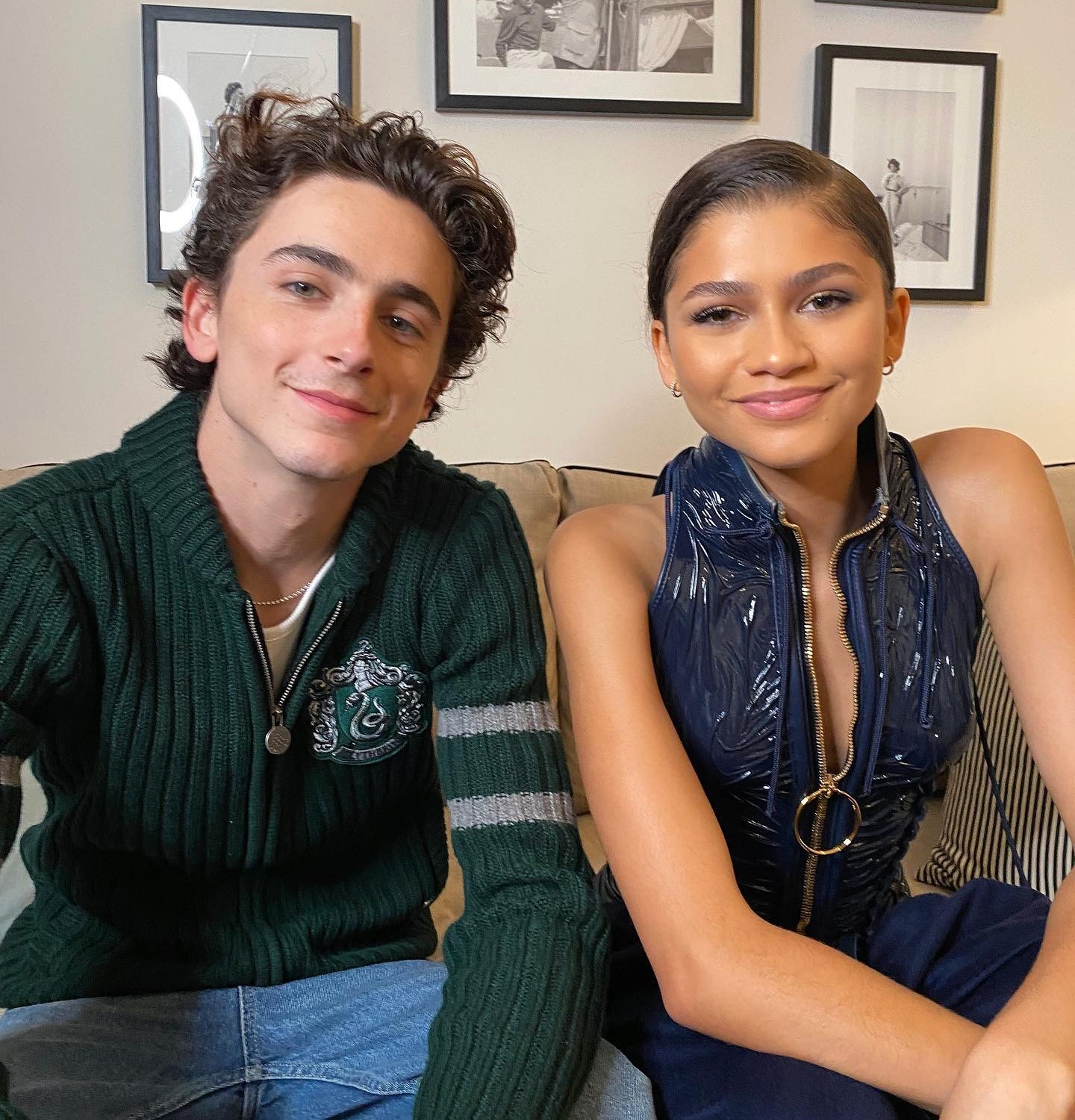Zendaya and Timothée Chalamet