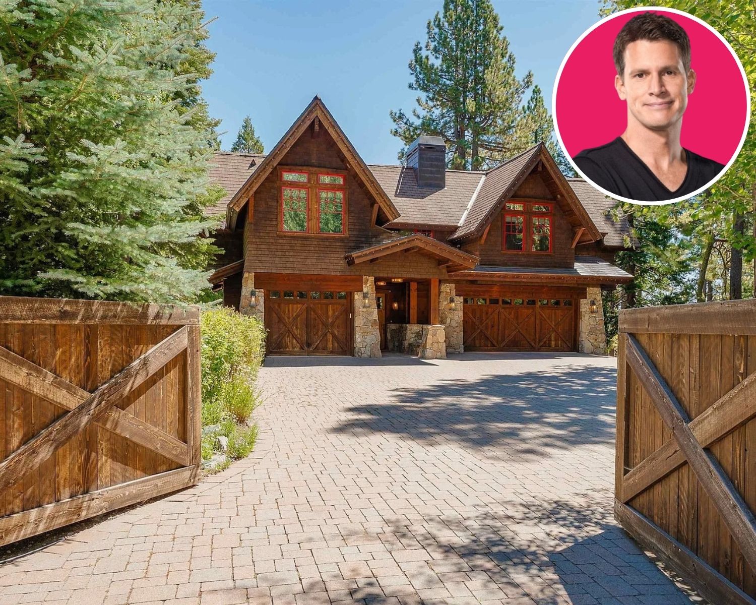 Gated Driveway of Daniel Tosh’s CA Home