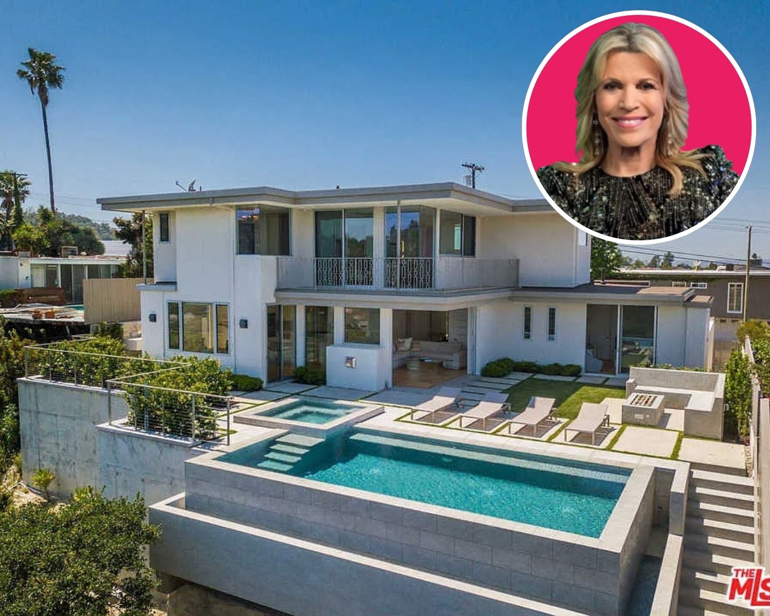 Front of Vanna White’s CA Home