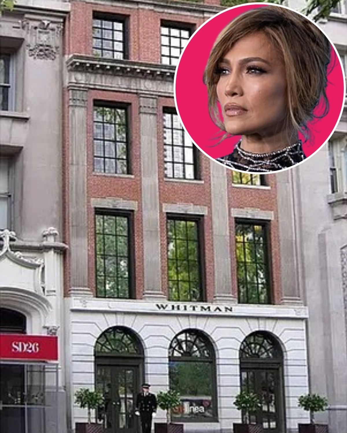 Exterior of Jennifer Lopez’s Former NY Penthouse