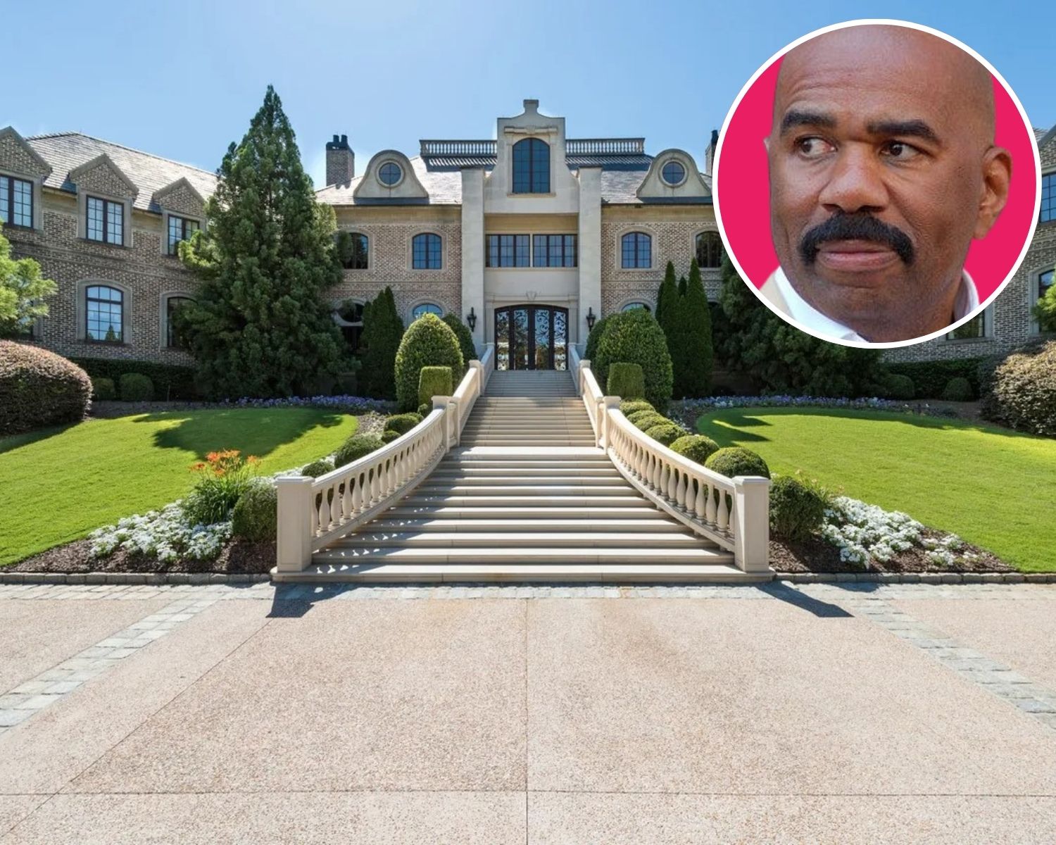 Grand Stone Mansion of Steve Harvey’s GA Home