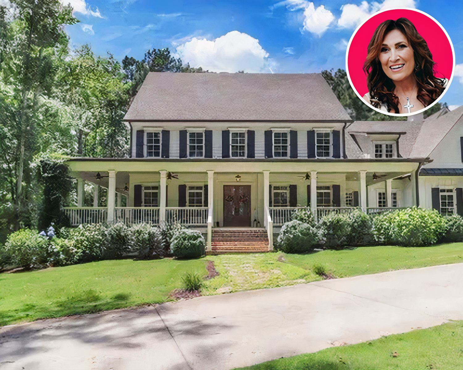Exterior of Jo Dee Messina’s Former GA Home